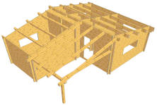 Casette in legno, Case Mobili, Preingessi Roulotte, Tettoie, Pedane, Coperture Verande